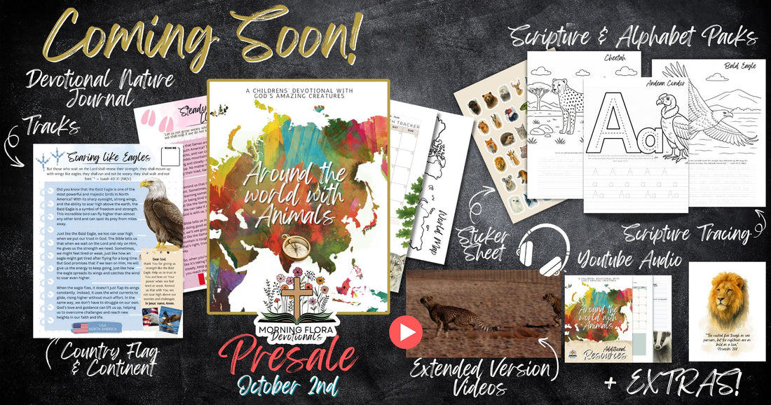 A Sneak Peek Inside Around the World with Animals: A Family Devotional