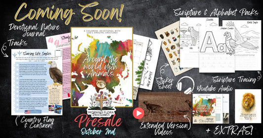 A Sneak Peek Inside Around the World with Animals: A Family Devotional