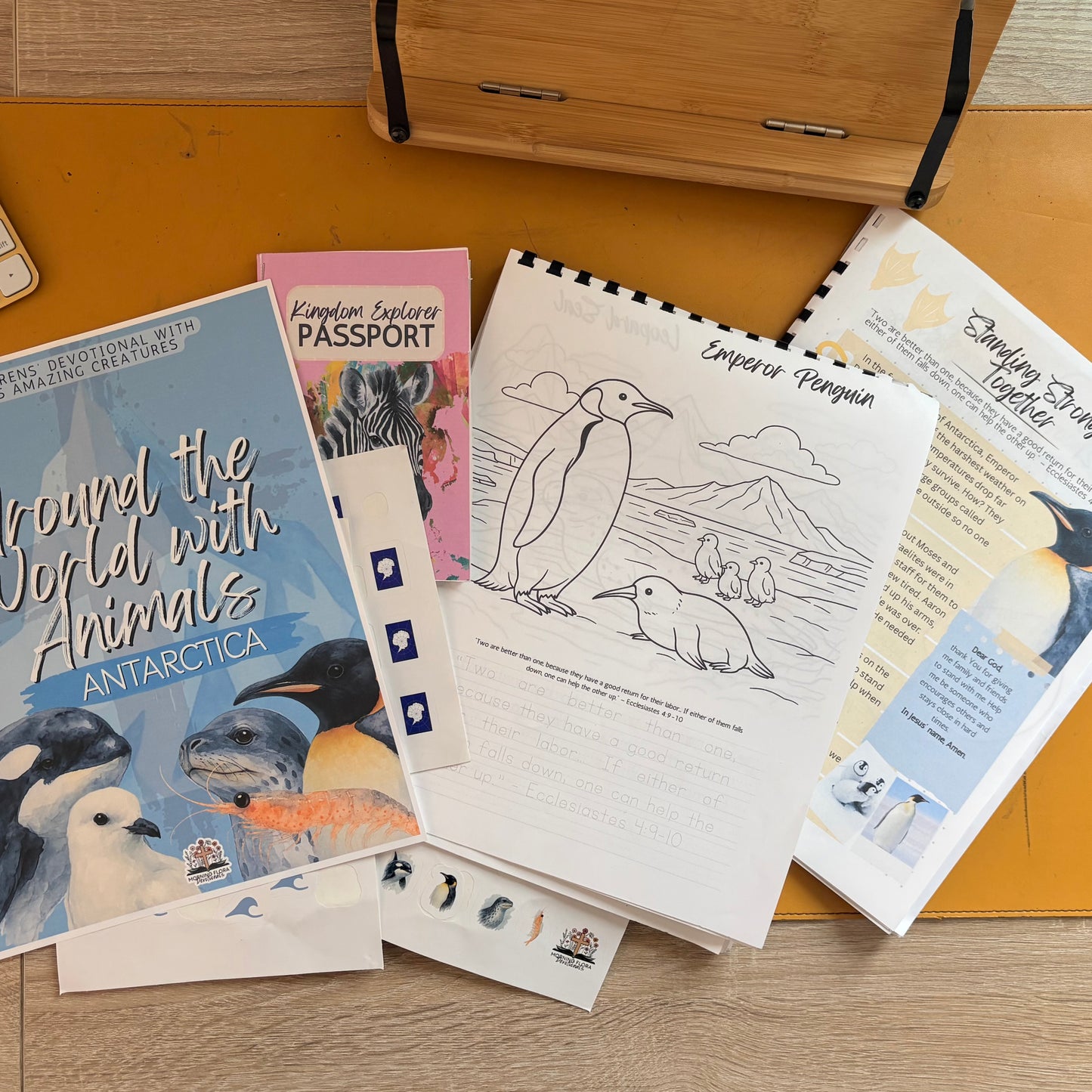 1 Day Sample Around the World with Animals - Digital Devotional for Children