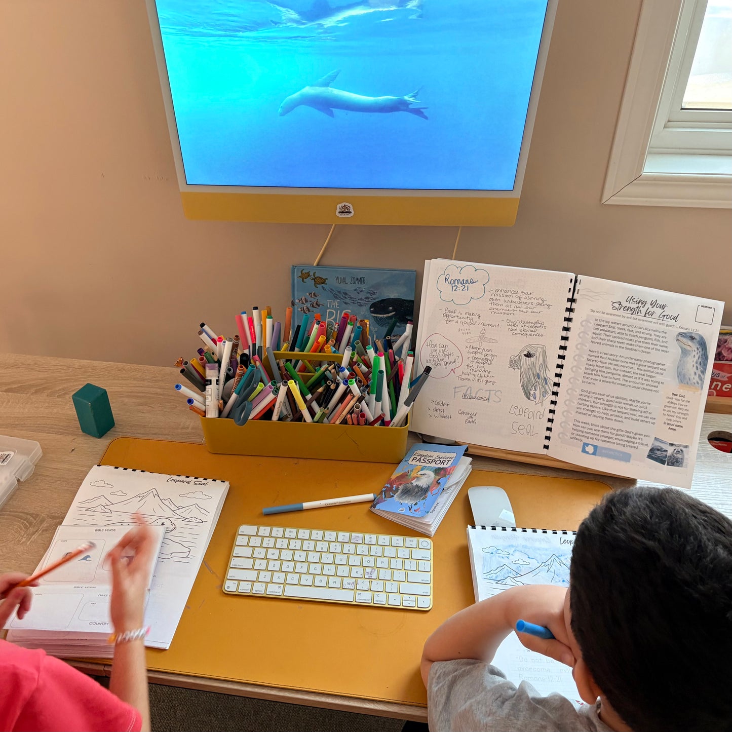 1 Day Sample Around the World with Animals - Digital Devotional for Children