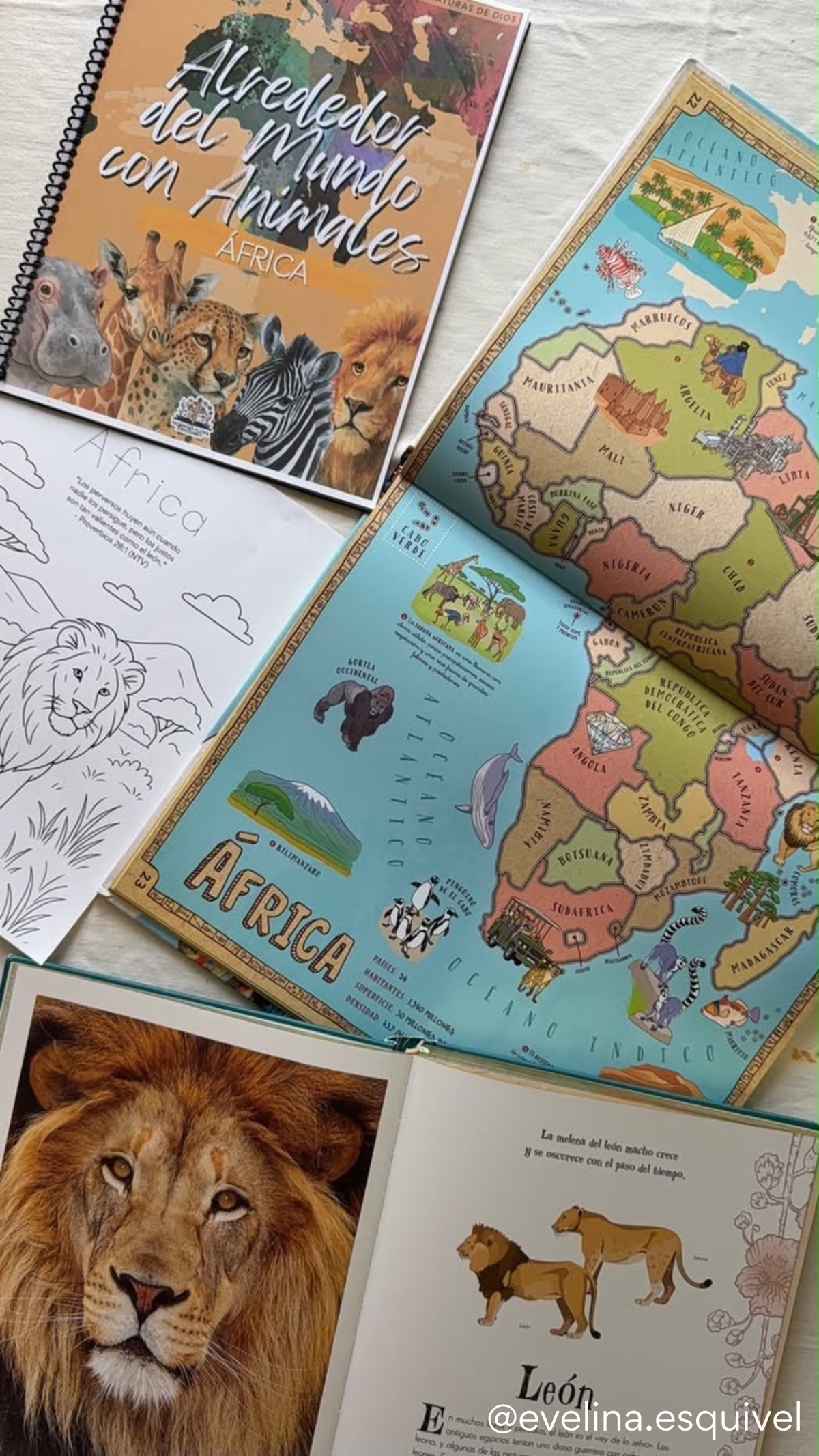 Alrededor del Mundo con Animales - Digital Devotional for Children (IN SPANISH)