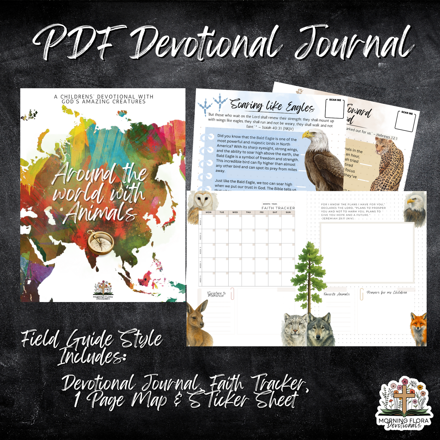 Around the World with Animals - Digital Devotional for Children