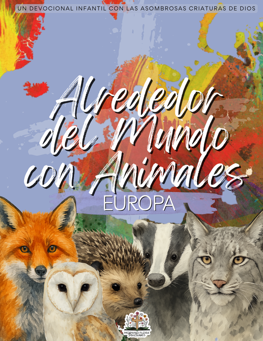 Europa - Alrededor del Mundo con Animales - Digital Devotional for Children (IN SPANISH)
