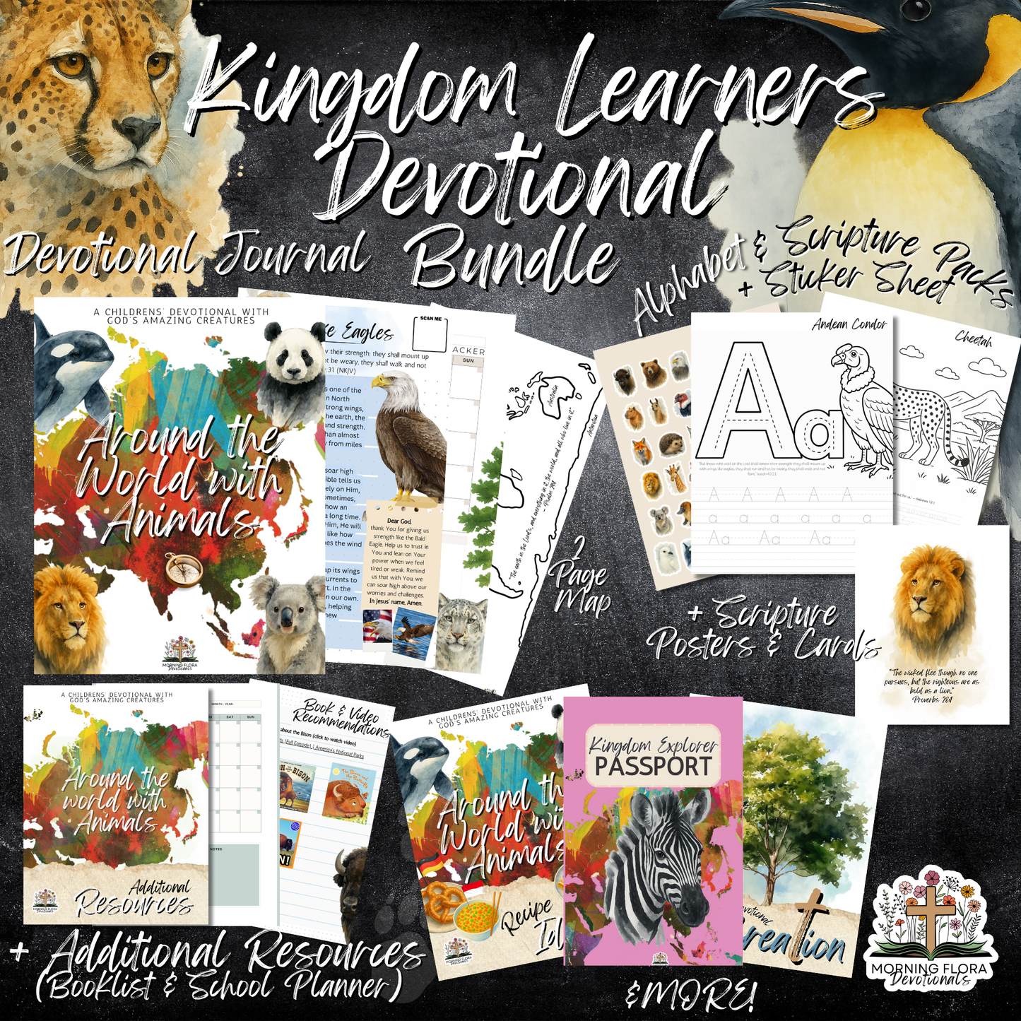 Around the World with Animals - Digital Devotional for Children