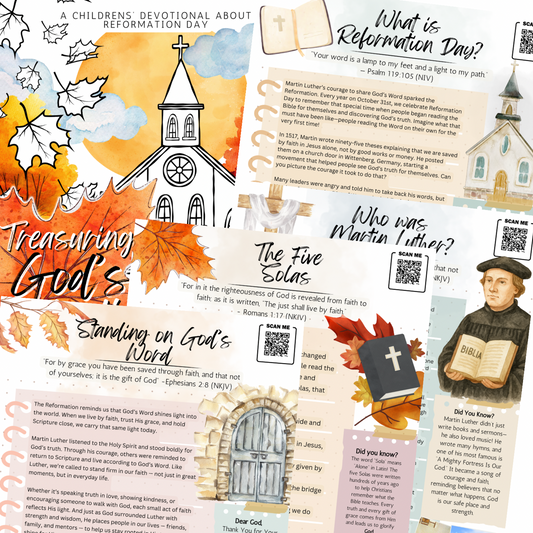 Treasuring God's Truth - Reformation Day Devotional