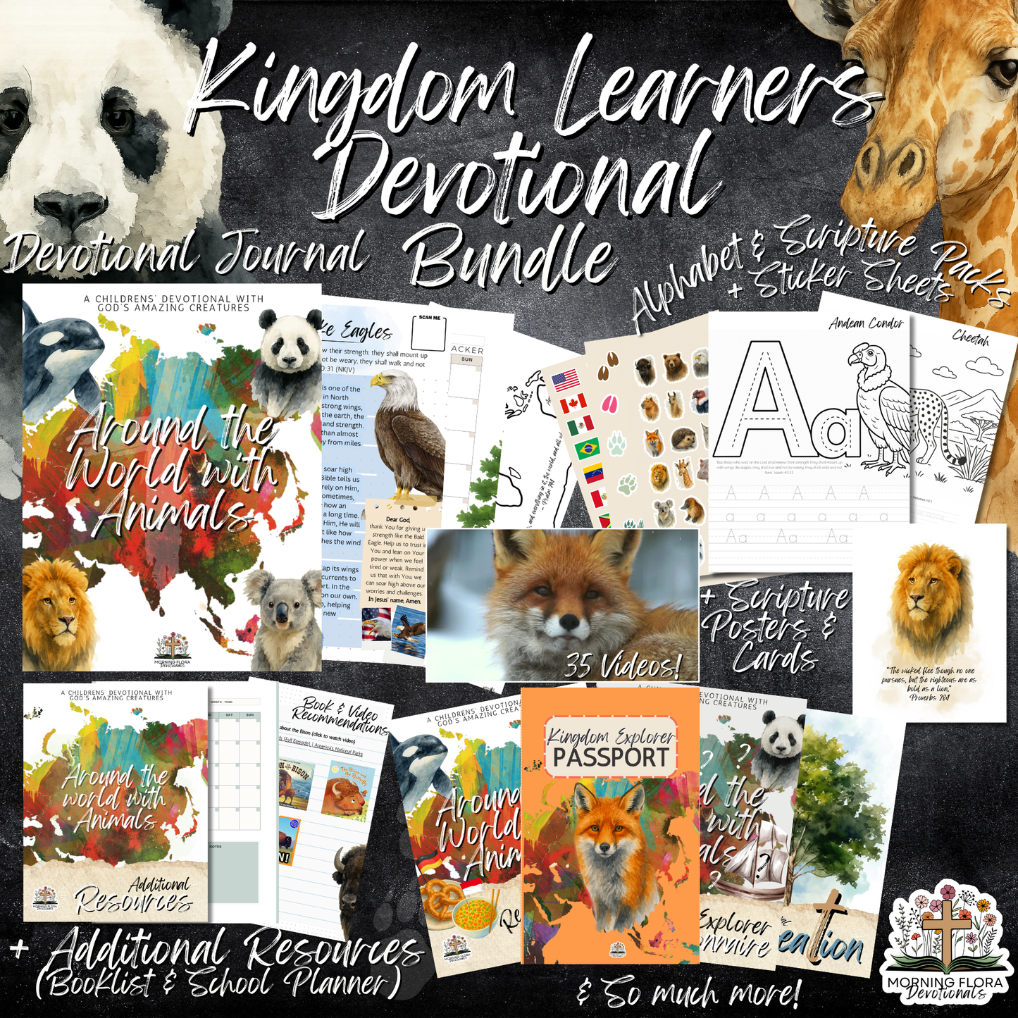 Around the World with Animals - Digital Devotional for Children