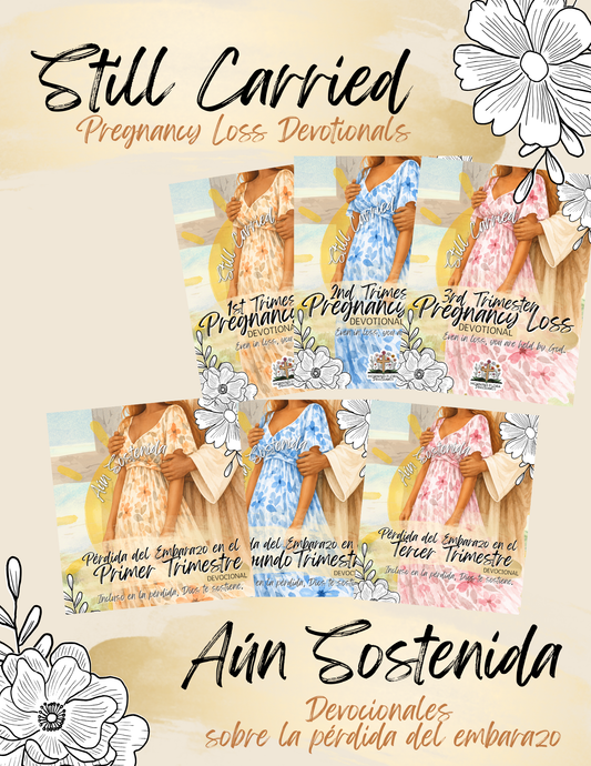 Still Carried - Aún Sostenida | Pregnancy Loss Devotional Bundle (English & Spanish)