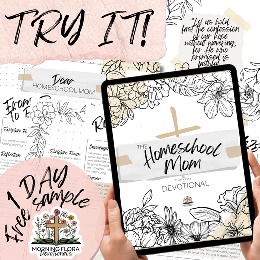 1 DAY Free Sample - Homeschool Mom Devotional